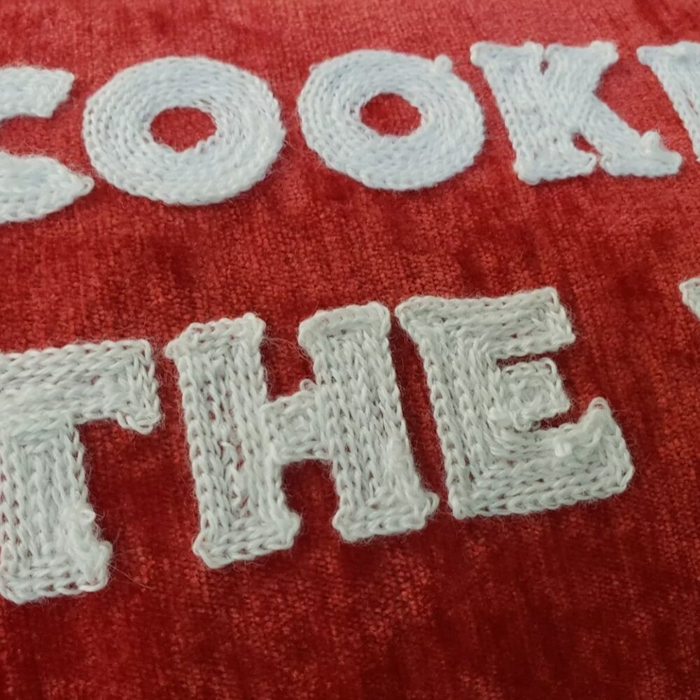 LACOURTE Santa Cookie List Decorative Pillow, 14″ x 24″ - Picture 7 of 8